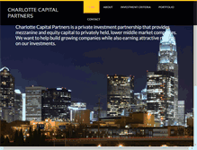 Tablet Screenshot of charlottecapitalpartners.com
